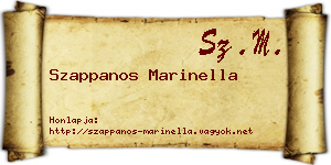 Szappanos Marinella névjegykártya